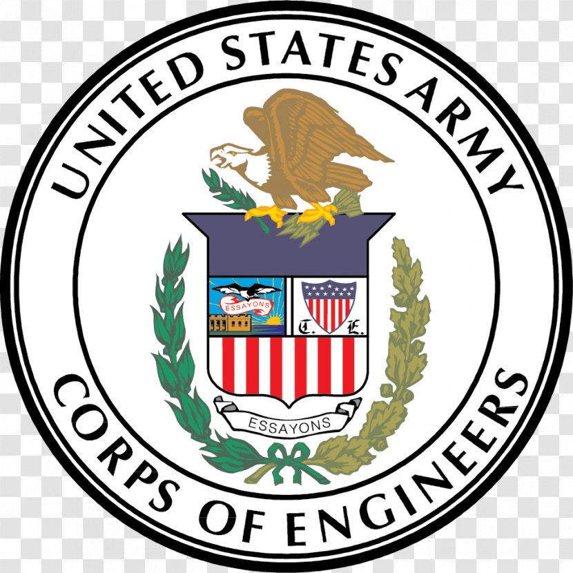 United States Army Corps Of Engineers Federal Government The - Crest Transparent PNG