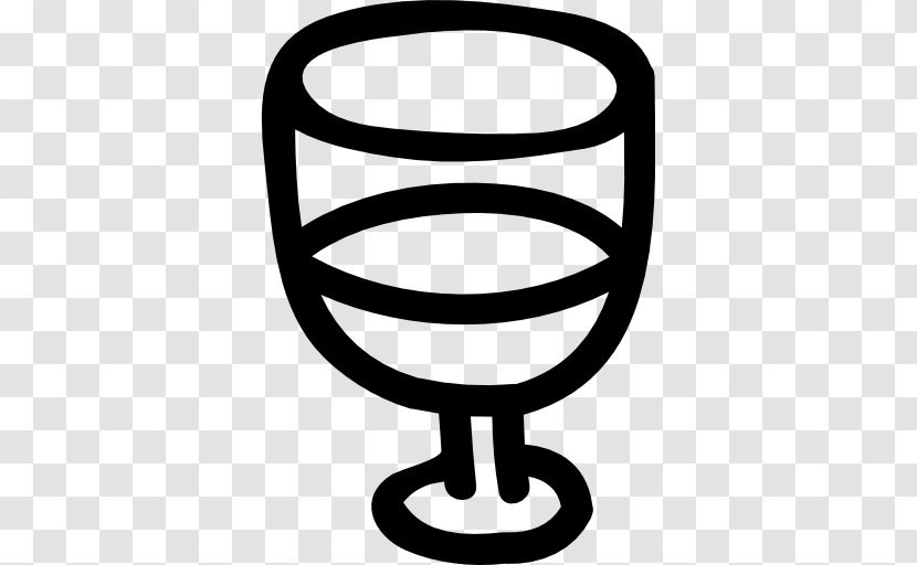 Wine Glass Distilled Beverage Drink - Line Art Transparent PNG