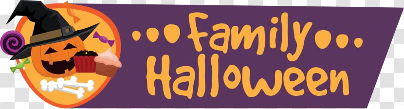 Logo Felidae Banner Brand Cat - Yellow - Halloween Family Transparent PNG