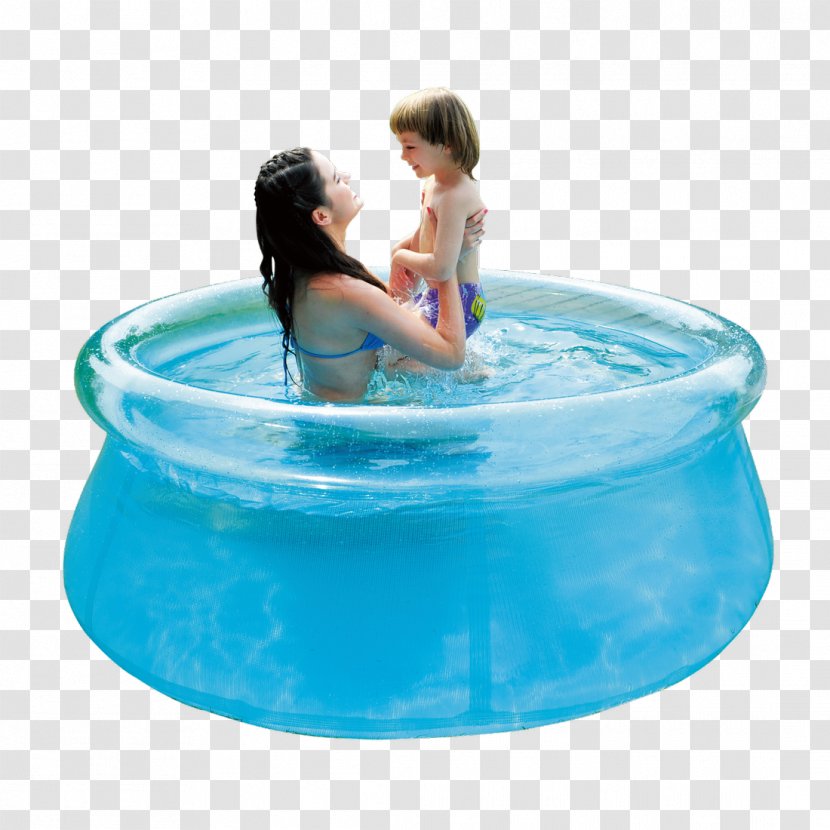 Swimming Pool Casas Bahia Splash & Fun Water Park Intex Rectangular Baby Blue - Kids Transparent PNG