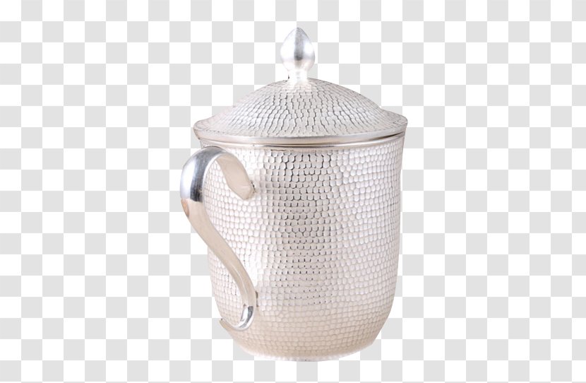 Silver Teacup Teapot - Mug - Large Tea Cup Transparent PNG
