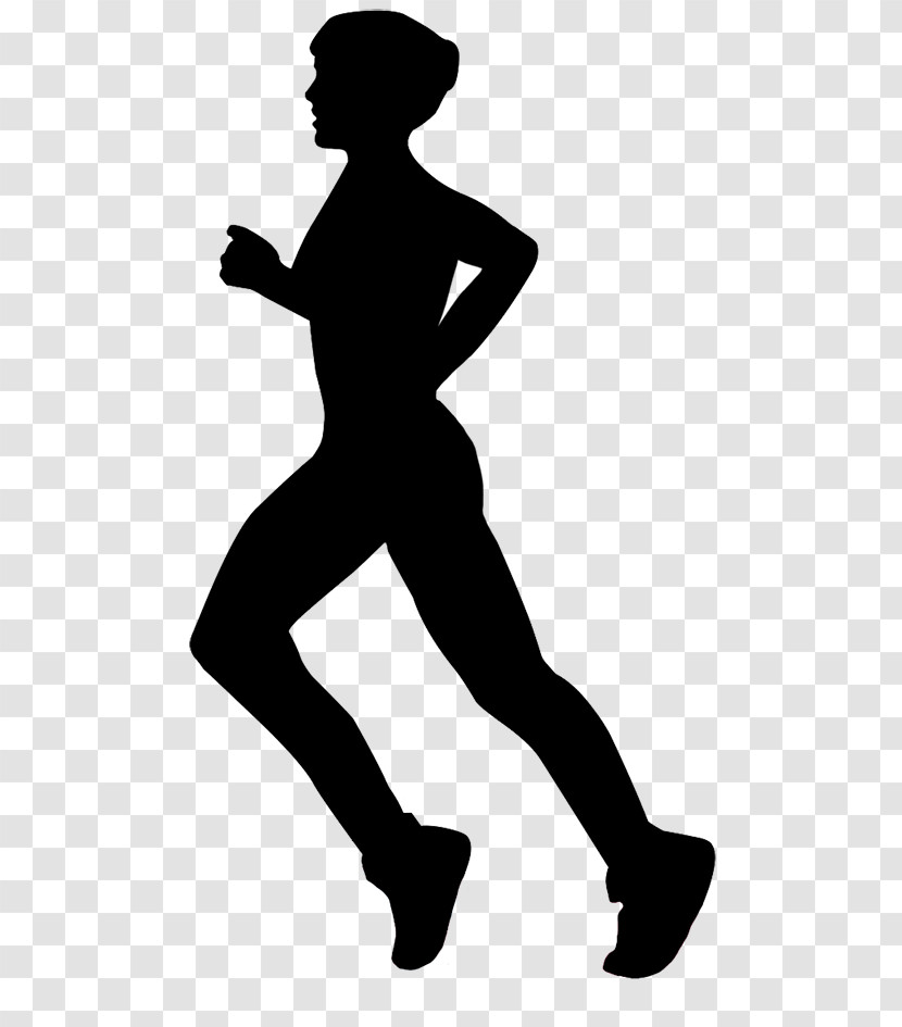 Silhouette Standing Leg Running Human Leg Transparent PNG