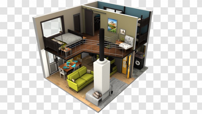 House Plan Loft Tiny Movement Interior Design Services - Storey Transparent PNG