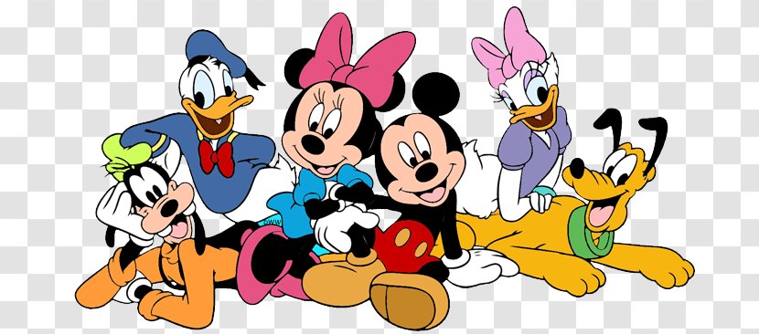 Mickey Mouse Minnie Pluto Donald Duck Daisy - Hand - Fun Cliparts Transparent PNG