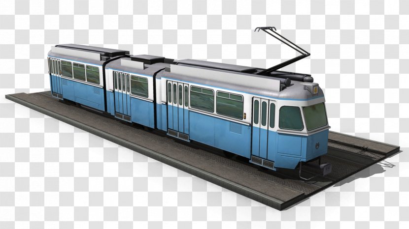 Train Fever Tram Railroad Car Transport - Vehicle Transparent PNG