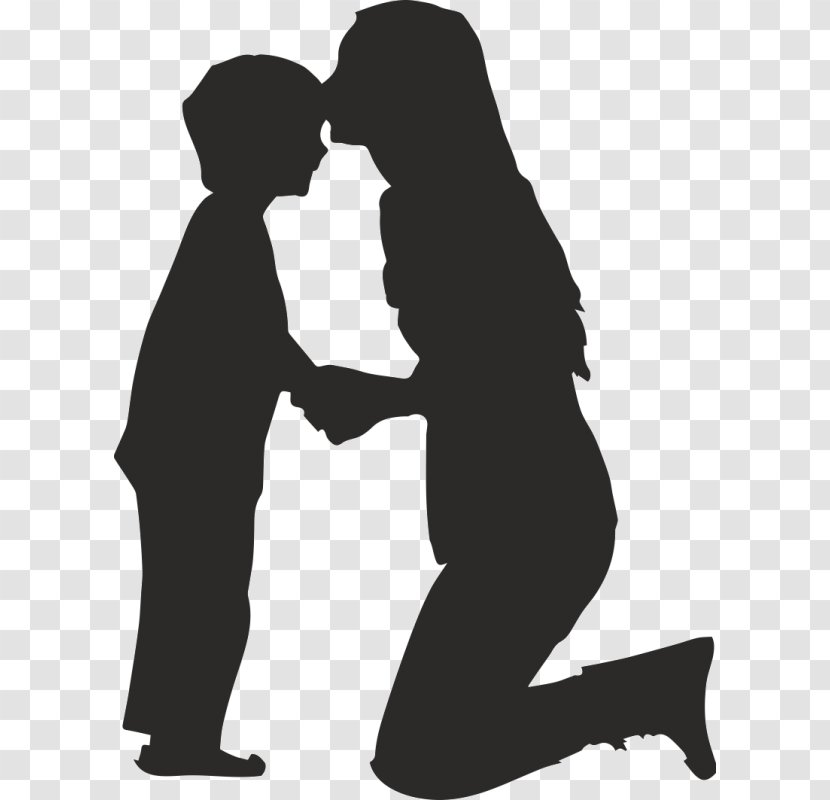 Mother's Day Silhouette Father's Vector Graphics - Mothers Transparent PNG