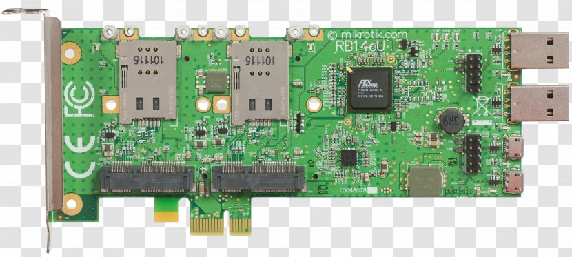 MikroTik RouterBOARD Mini PCI Express - Conventional Pci - USB Transparent PNG