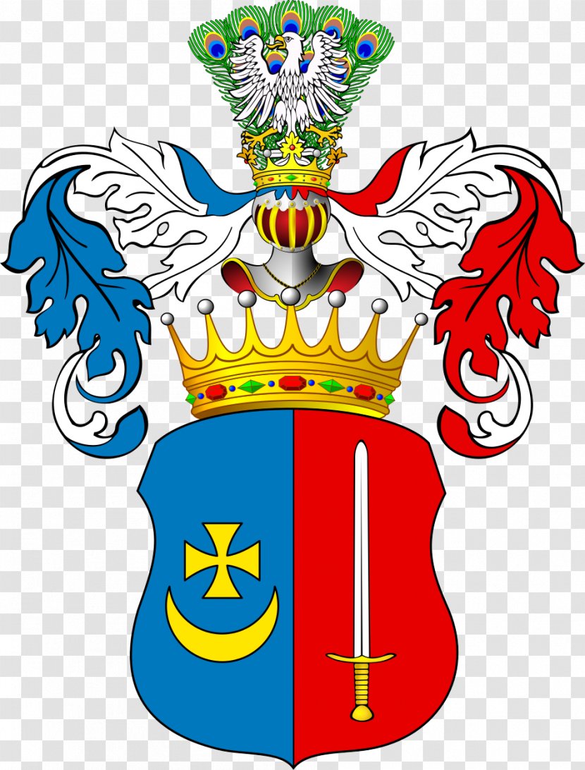 Hejdel Baron Coat Of Arms Heinzel Von Hohenfels Poland - Wing Transparent PNG