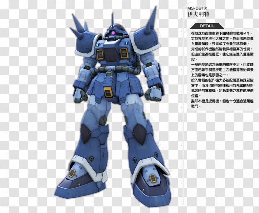 Gundam イフリート Principality Of Zeon MS-09系列机动战士 Bandai Namco Entertainment - Robot Transparent PNG