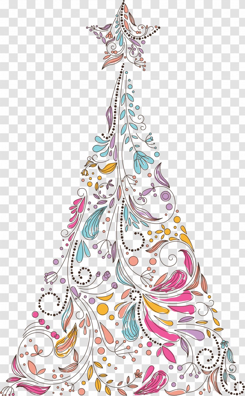 Christmas Tree Ornament New Year - Pine Family Transparent PNG