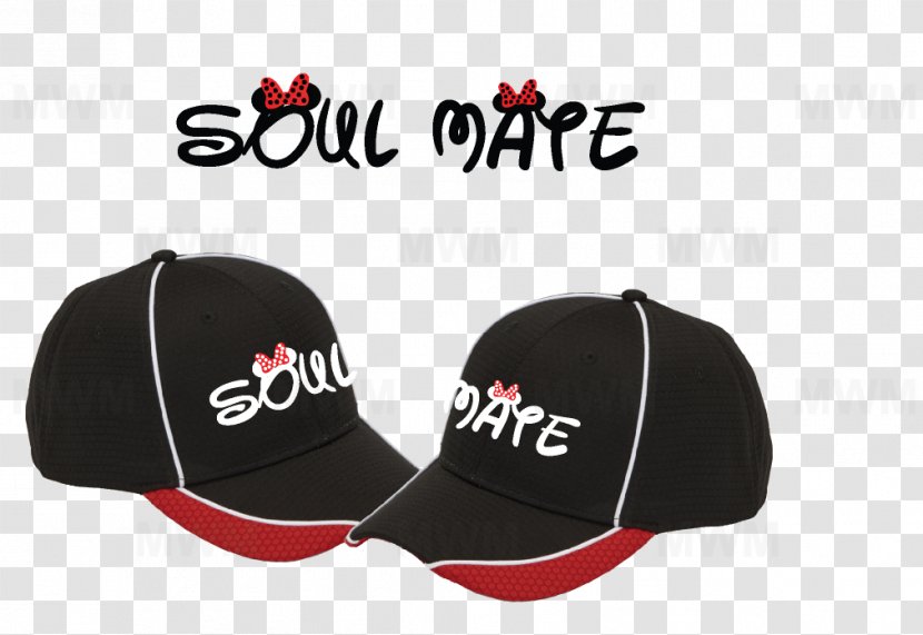 Baseball Cap Mickey Mouse Minnie Mrs. Couple - Watercolor Transparent PNG