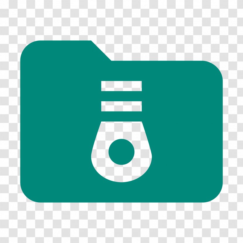 Green Teal Logo - Turquoise - Archive Folder Transparent PNG