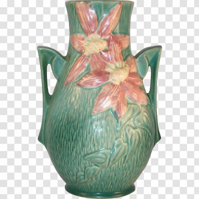 Roseville Pottery Vase Ceramic Pitcher - Urn Transparent PNG