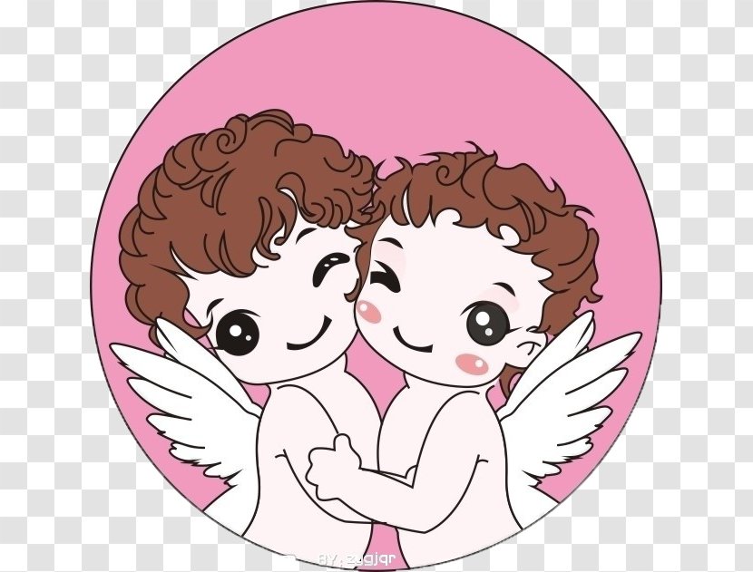 Angel Cartoon Clip Art - Heart - Cute Doll Transparent PNG