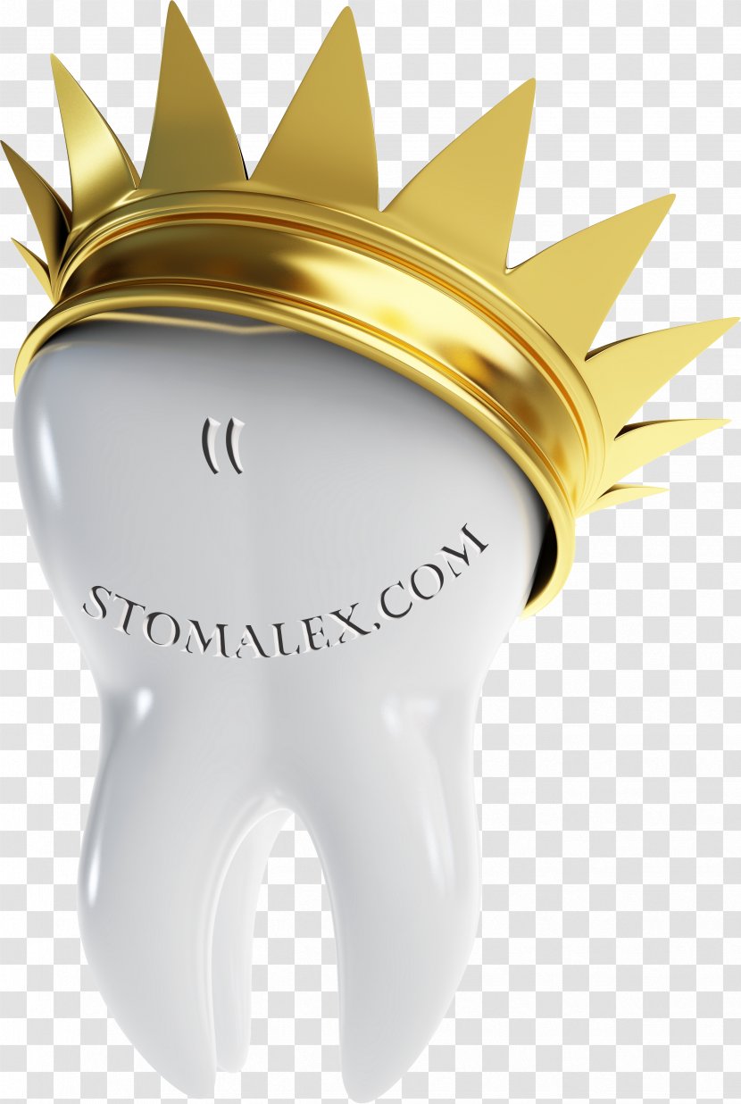 Crown Dental Restoration Dentistry Implant Dentures - Silhouette - Teeth Transparent PNG