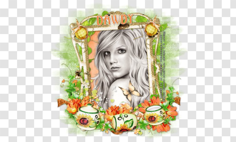 Britney Spears Floral Design Drawing Picture Frames - Frame Transparent PNG