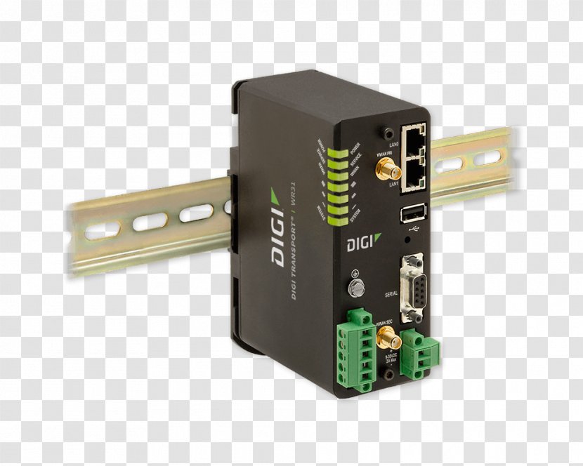 Digi TransPort WR31 Wireless Router International Cellular Network - Adapter - Grid Transparent PNG