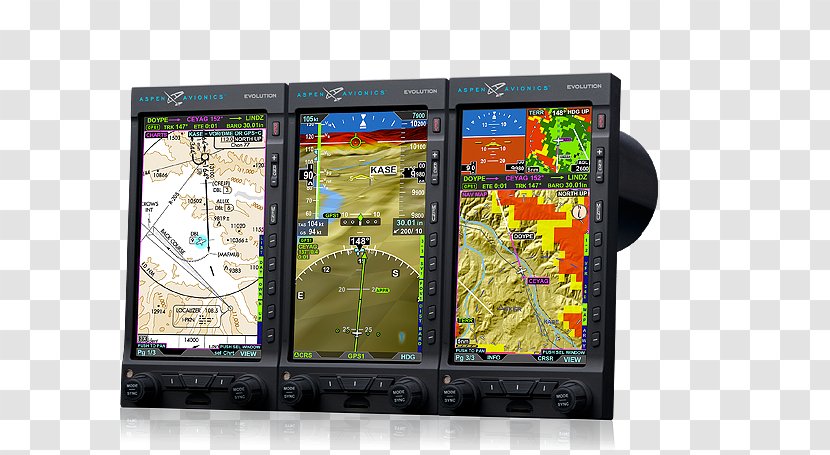 Aircraft Aspen Avionics Primary Flight Display Aviation - Electronic Bag - Glass Panels Transparent PNG