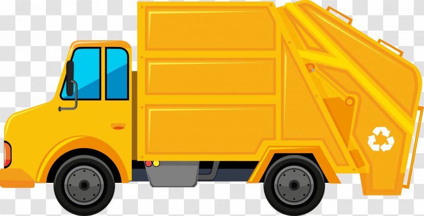 Garbage Truck Rubbish Bins & Waste Paper Baskets Clip Art - Freight Transport Transparent PNG
