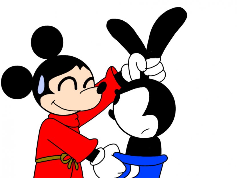Mickey Mouse Oswald The Lucky Rabbit Minnie Sorcerer's Hat Walt Disney Company - Flower Transparent PNG