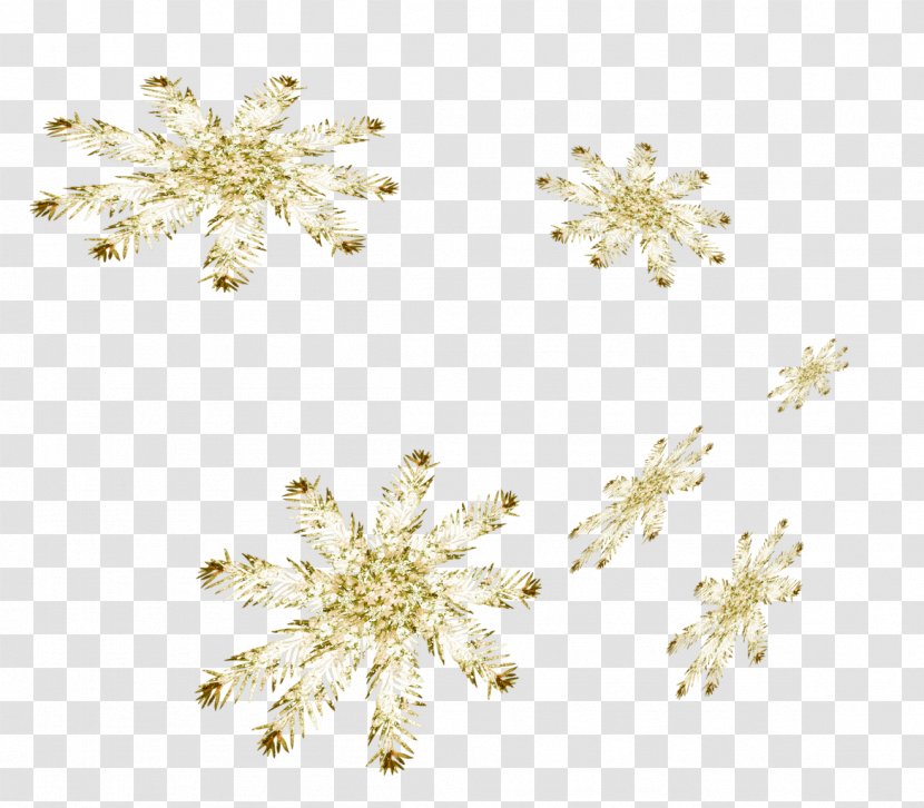 Snowflake Gold Clip Art Transparent PNG