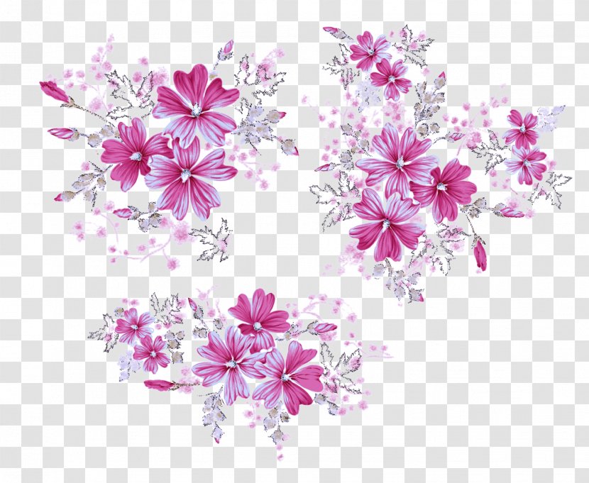 Crystal Desktop Wallpaper - Floristry - Magenta Transparent PNG
