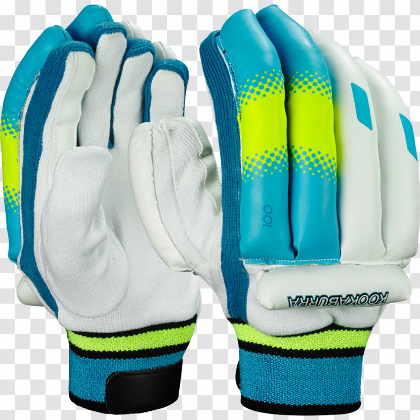 Batting Glove Cricket Bats Clothing And Equipment - Electric Blue Transparent PNG