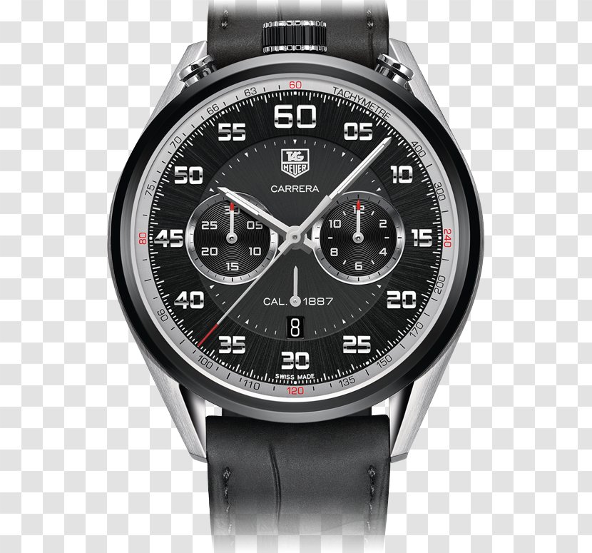 Astron TAG Heuer Men's Carrera Calibre 1887 Chronograph Watch 5 - Brand Transparent PNG