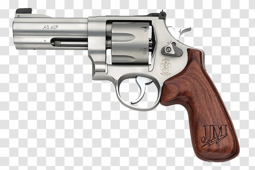 Smith & Wesson Model 625 .45 ACP Revolver Automatic Colt Pistol - Cartuccia Magnum - Handgun Transparent PNG