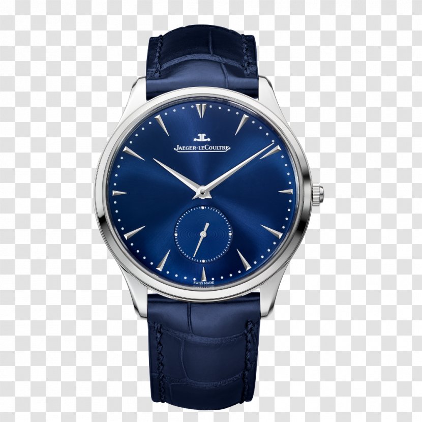 Jaeger-LeCoultre Master Ultra Thin Moon Automatic Watch Reverso - Cobalt Blue - And Small Transparent PNG