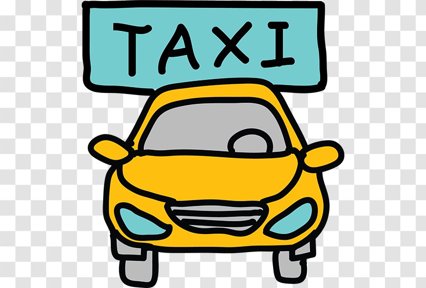 Taxi Sports Car Cartoon Clip Art - Motor Vehicle Transparent PNG