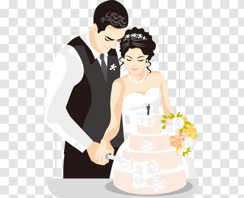 Videography Photography - Video - The Bride And Groom Hand-drawn Cartoon Pattern Transparent PNG