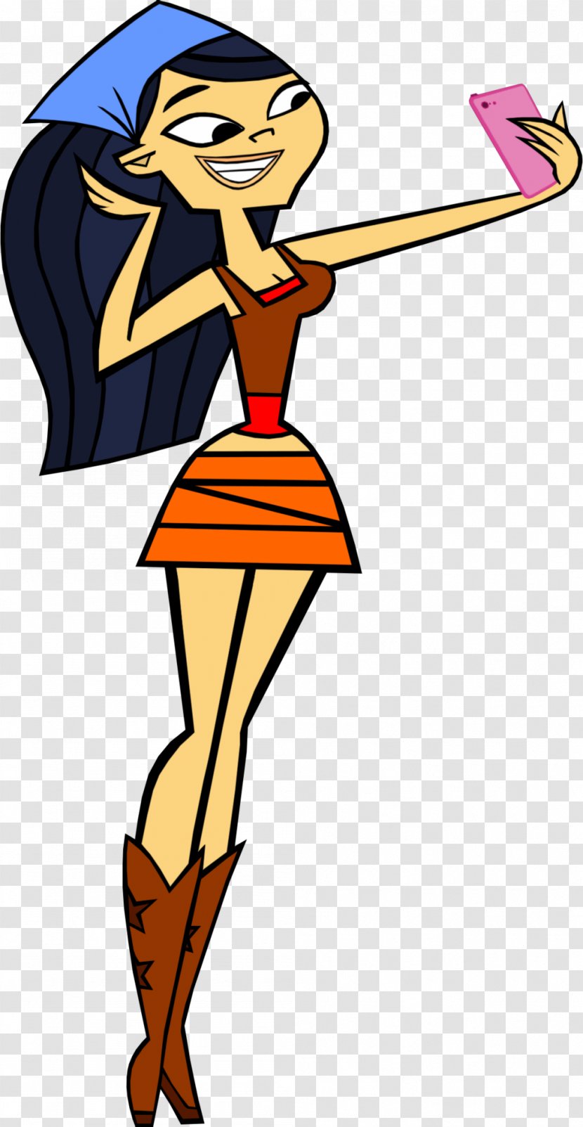 Total Drama Island DeviantArt Fan Art Character - Flower - Dress Up Transparent PNG