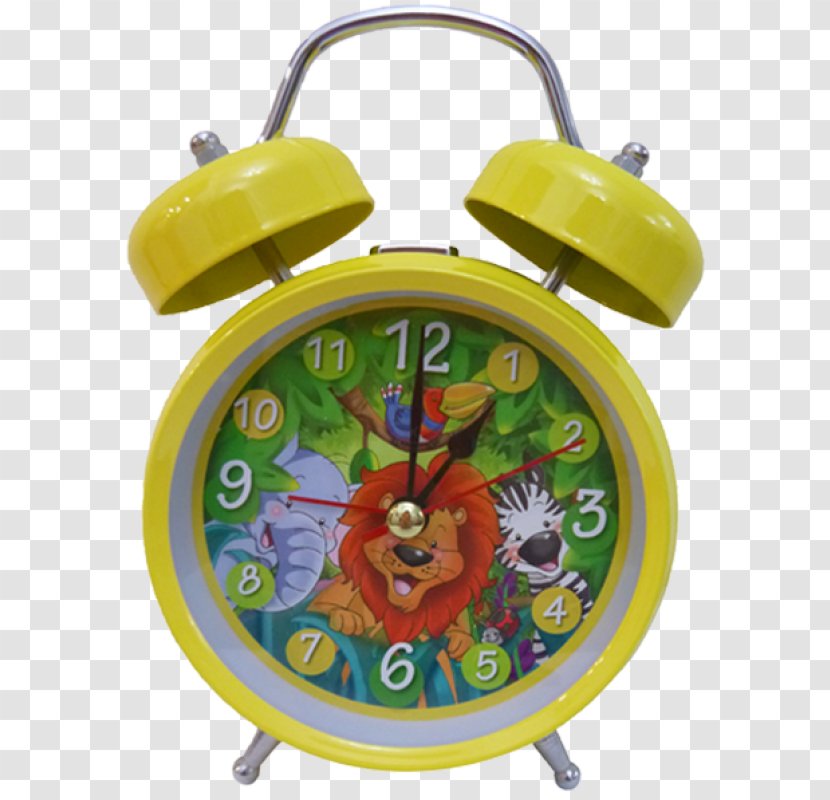 Alarm Clocks Child Device Room - Yellow Clock Transparent PNG