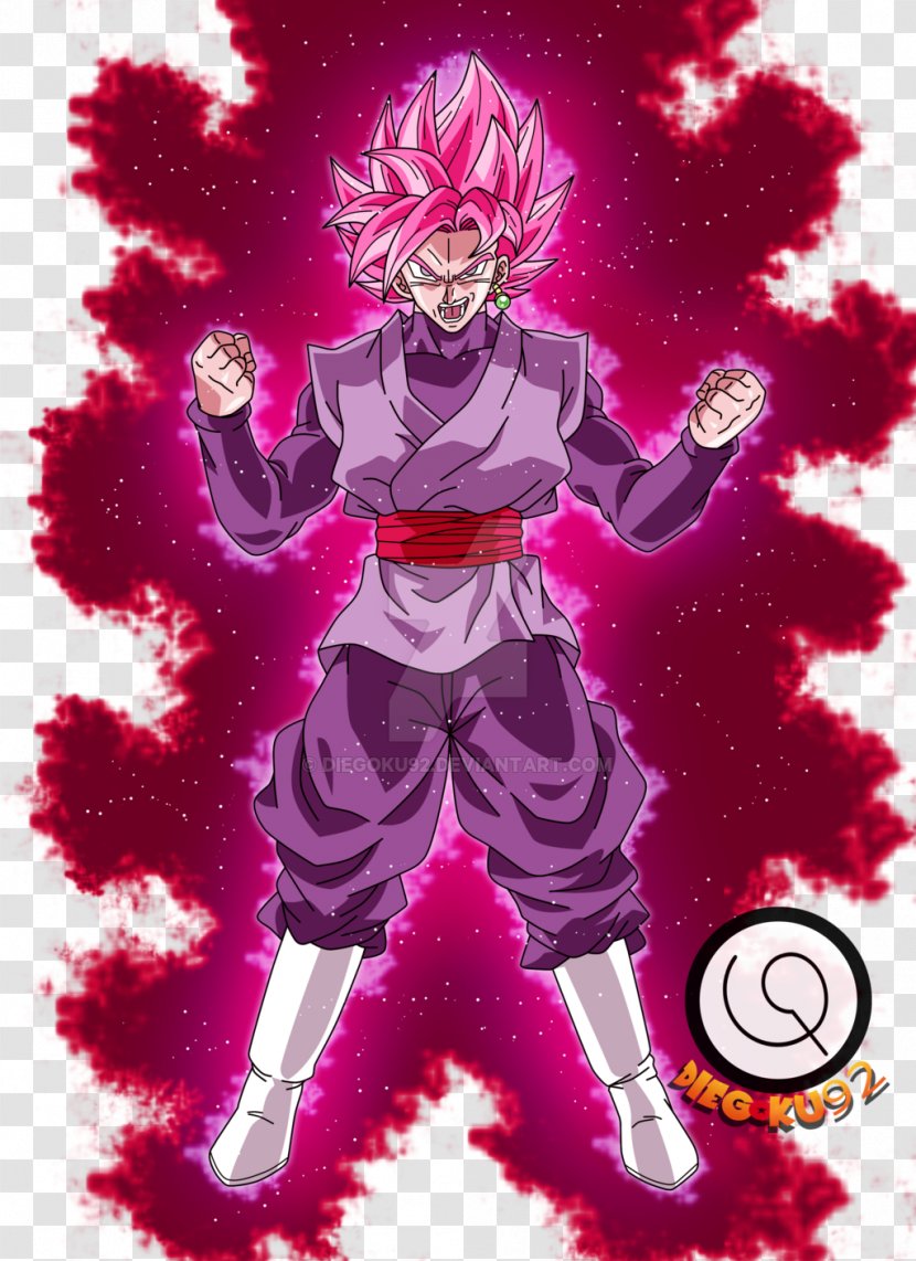 Goku Black Vegeta Majin Buu Super Saiyan - Heart Transparent PNG
