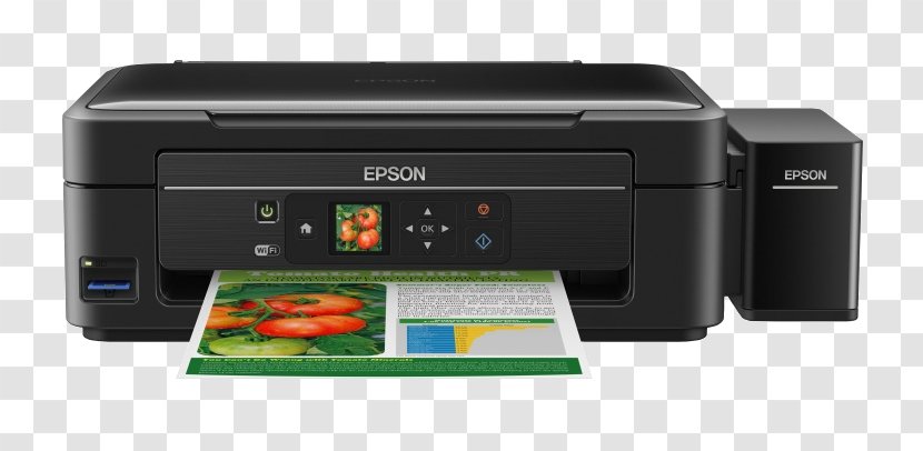 Continuous Ink System Epson Multi-function Printer Price Transparent PNG