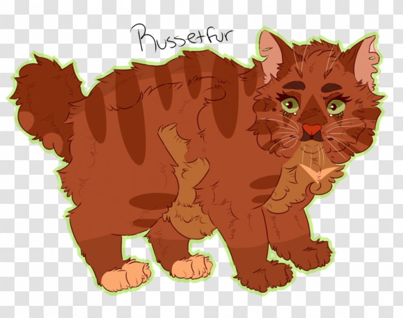 Whiskers Wildcat Russetfur Warriors - Fictional Character - Cat Transparent PNG