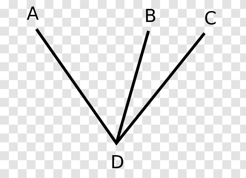 Adjacent Angle Vertical Angles Theorem Triangle - Congruence - Foundation Vector Transparent PNG