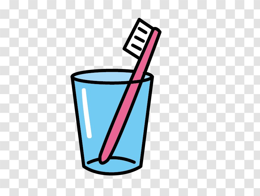 Toothbrush Tooth Brushing Toothpaste Clip Art - Cartoon Cups Transparent PNG