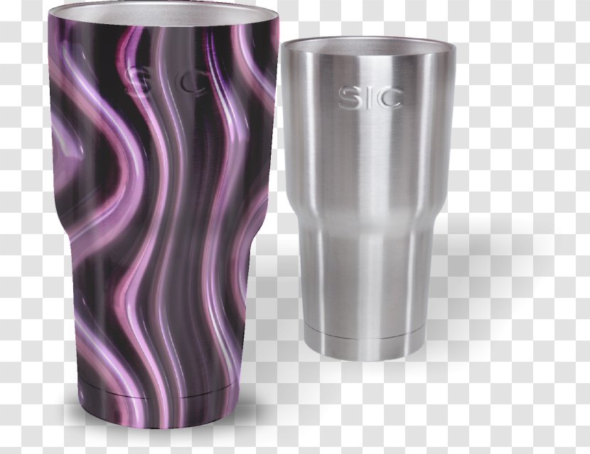 Highball Glass Cup Pint Multi-scale Camouflage - Drinkware - Dynamic Wave Pattern Transparent PNG