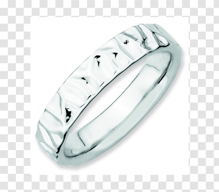 Wedding Ring Sterling Silver Size - Platinum Transparent PNG