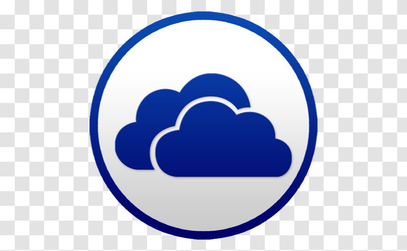 OneDrive Cloud Storage Google Drive Microsoft Office 365 - Blue - Evernote Transparent PNG