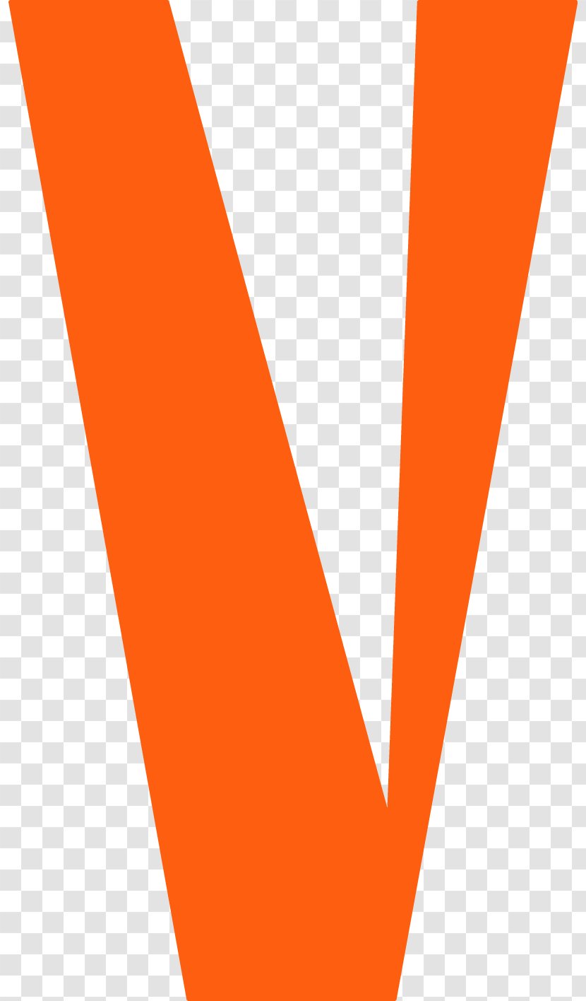 Line Triangle - Orange Transparent PNG