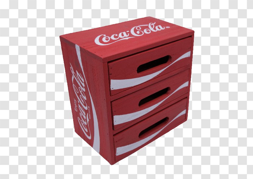 Coca-Cola Drawer Furniture - Fenton Art Glass Company - Coca Cola Transparent PNG