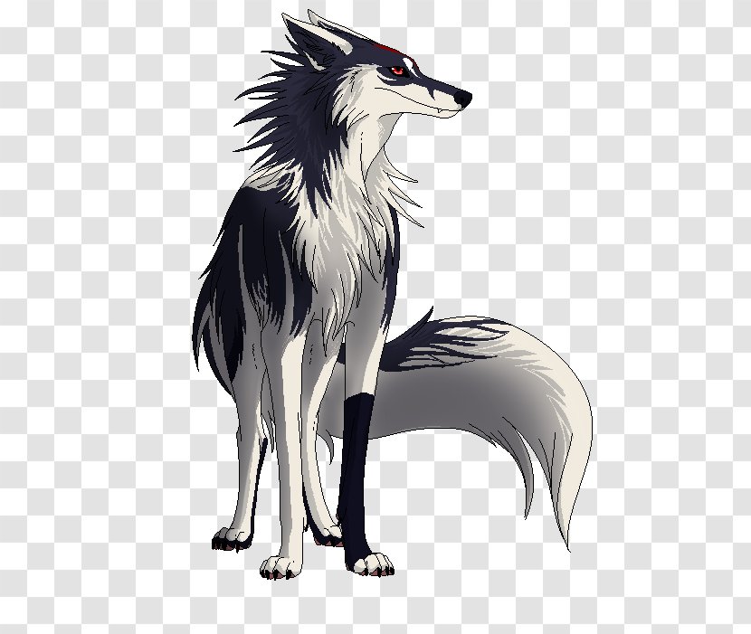 Wolf Cartoon - Magic - Blackandwhite Cave Transparent PNG