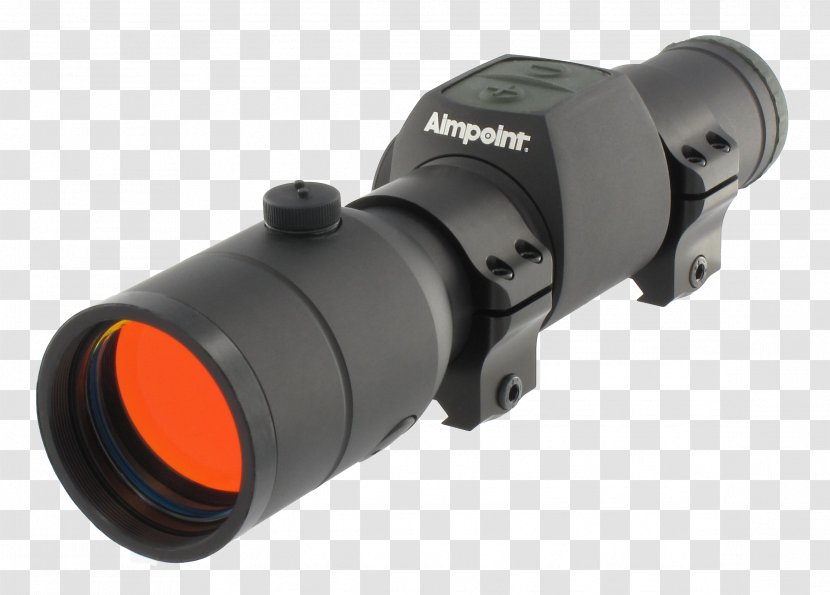 Aimpoint AB Red Dot Sight Reflector Firearm - Flower - Weapon Transparent PNG