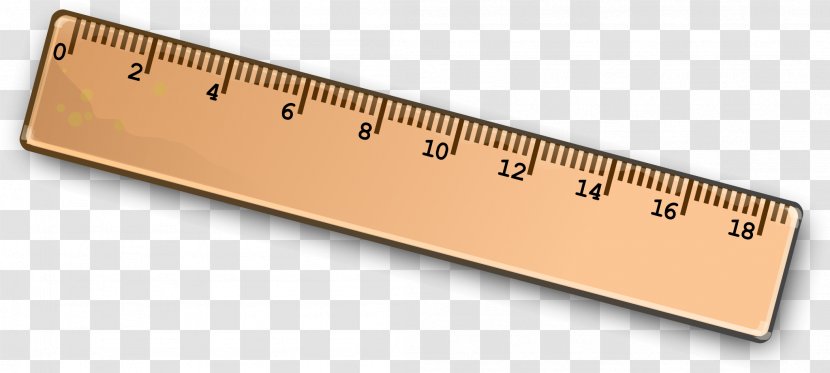 Scale Ruler Clip Art - Rectangle Transparent PNG