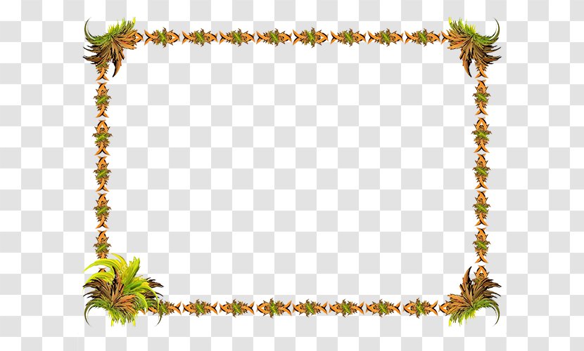 Rectangular Border - Picture Frames - Floral Design Transparent PNG