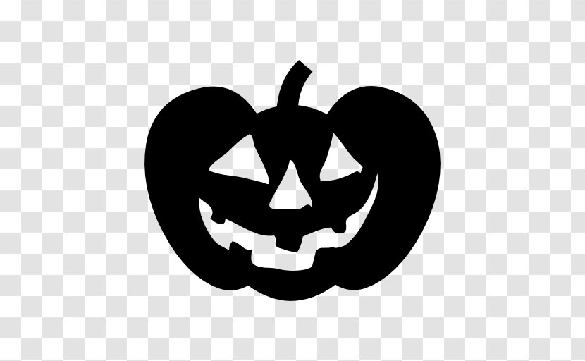 Jack-o'-lantern Halloween Trick-or-treating Party - Black And White - Pumpkin Transparent PNG