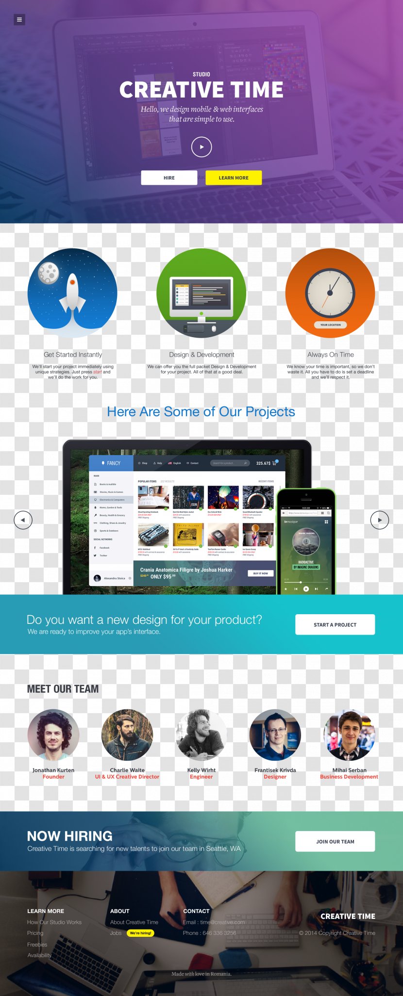 Adobe Muse Web Design Template System - User Interface - Team Website Transparent PNG